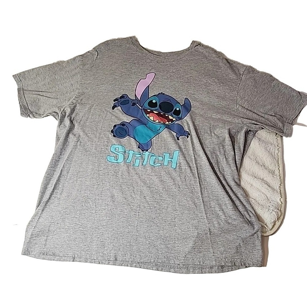Disney Lilo & Stitch shirt 2X Womens Mens Unisex Experiment 626 Blue‎ Alien Tee